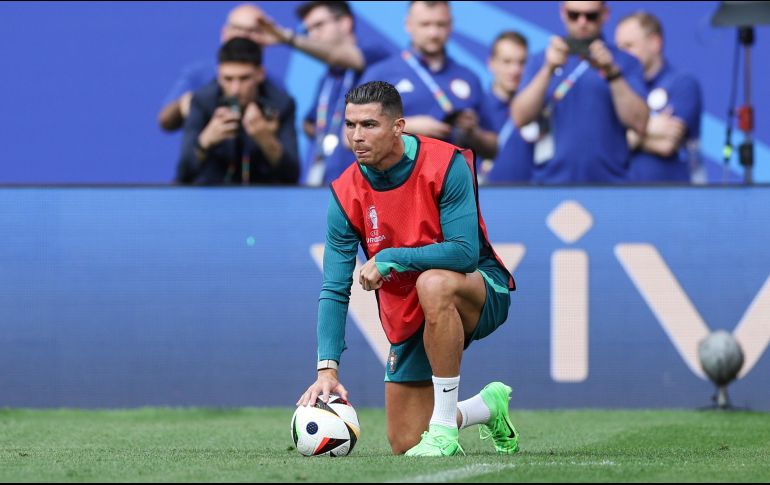 Cristiano Ronaldo busca un título más en la que será su sexta Eurocopa. EFE/M. Lopes