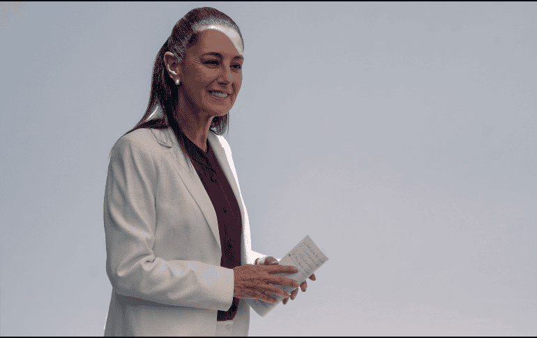 Sheinbaum Pardo recalcó que mientras 59% de los votantes le dieron su apoyo, la propuesta de una reforma en esta materia tuvo un respaldo mayor. EFE / I. Esquivel