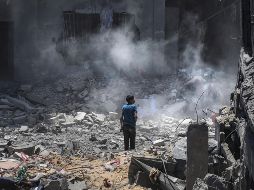 La guerra ha generado unos 39 millones de toneladas de escombros. EFE / M. SABER