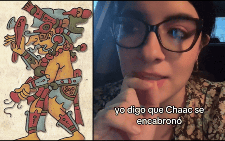 Recalcó que las fuertes lluvias son por la falta de respero de poner una estatua de Poseidón. ESPECIAL