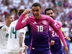 El partido, correspondiente al Grupo A, se disputó en la Stuttgart Arena. EFE/A. SZILAGYI