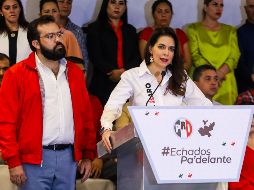 Este lunes se reunieron el gobernador electo de Jalisco, Pablo Lemus con la excandidata de la coalición Fuerza y Corazón por Jalisco al Gobierno del Estado, Laura Haro. EL INFORMADOR/ A. Navarro