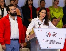 Este lunes se reunieron el gobernador electo de Jalisco, Pablo Lemus con la excandidata de la coalición Fuerza y Corazón por Jalisco al Gobierno del Estado, Laura Haro. EL INFORMADOR/ A. Navarro