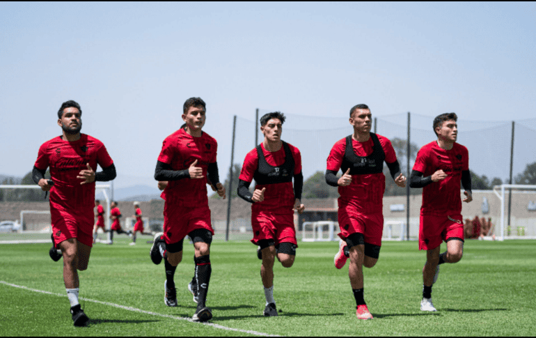 Los rojinegros se encuentran en la tercera etapa de los trabajos de pretemporada de cara a las próximas competiciones oficiales como la Apertura 2024 y la Leagues Cup. CORTESÍA/ ATLAS FC.