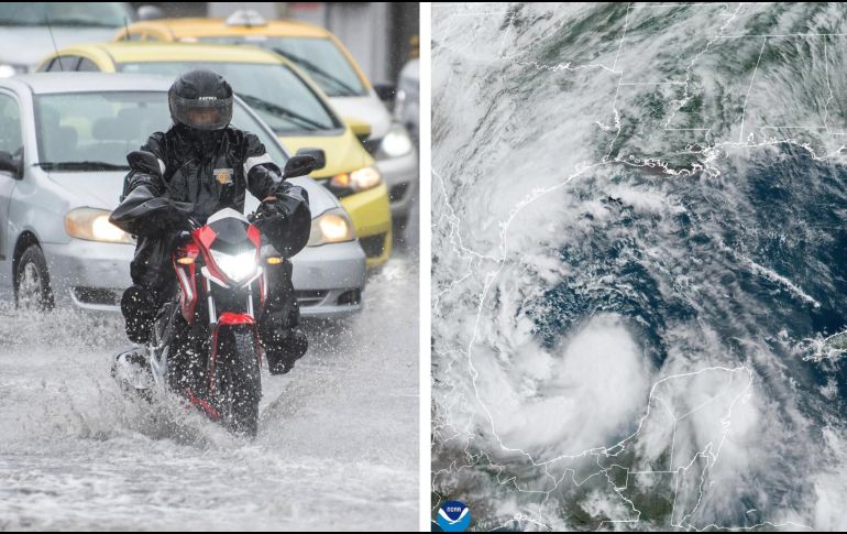 Lluvias estarán presentes desde las primeras horas de la mañana en algunos puntos del estado de Jalisco. EFE / M. Sierra / NOAA-NHC