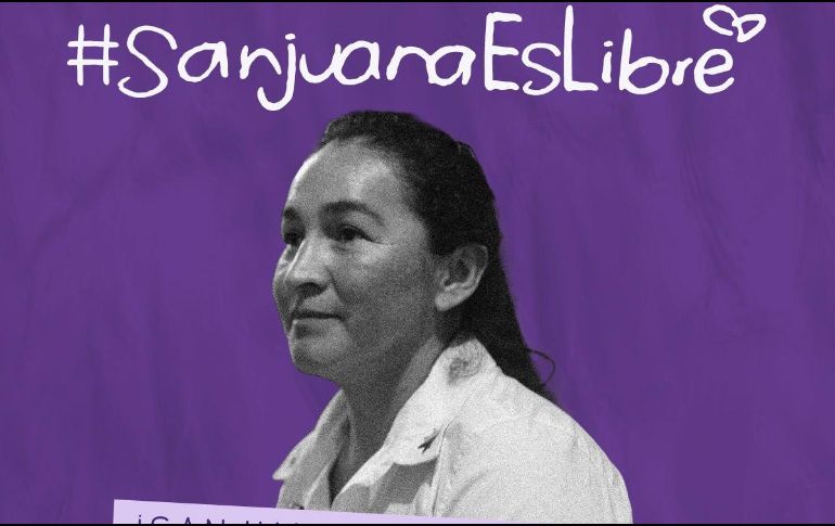 Desde el pasado 15 de febrero de este año, la organización Perteneces entregó al Congreso de San Luis Potosí la petición de indulto para Sanjuana. ESPECIAL/X/ @PertenecesAC.