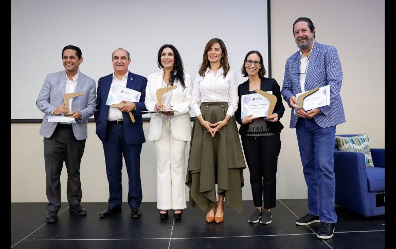 Esta tarde fueron premiados los mejores proyectos con impacto social por parte de la Fundación Expo Guadalajara en el Bumerán Social: Pitch con propósito. EL INFORMADOR / H. Figueroa
