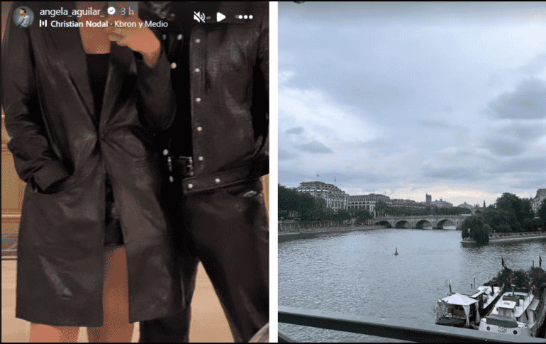 Ángela Aguilar publicó la primera imagen con Christian Nodal en sus redes sociales. ESPECIAL / Instagram angela_aguilar