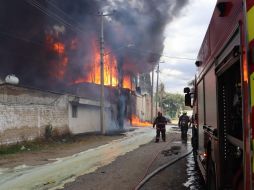 Prisciliano González, comandante de la corporación del municipio, informó que no hubo personas lesionadas por el incendio. ESPECIAL