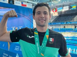 Jorge Iga impuso un nuevo récord nacional al completar los 100 metros libres en 48.30. Instagram/ @jorgeiga.