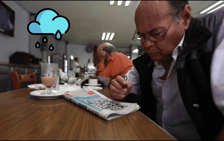 Estas cafeterías pueden fungir de refugio temporal en lo que amaina la lluvia; la emergencia vale la oportunidad. EL INFORMADOR / ARCHIVO