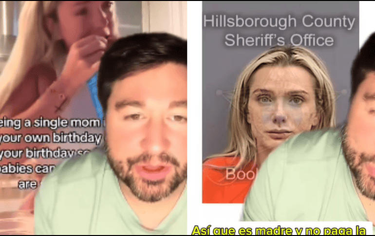 La expareja de la joven mamá sugirió que esta tiene un oscuro pasado, y por ello no tendría la custodia de sus hijos. X -TWITTER-/ EsdeProfugos