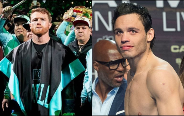 Julio César Chávez Jr. no dudó al nombrar los pugilistas con quienes le gustaría ver pelear al boxeador tapatío. Instagram/ @canelo. IMAGO7.