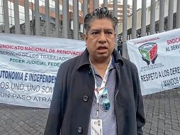 Los trabajadores realizan esta medida de presión para intentar frenar la reforma al Poder Judicial. ESPECIAL