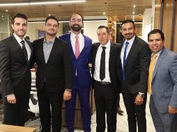 Neto Robles, Carlos del Vivar, José Pablo Ramos, Jorge Tejeda, Víctor Islas y José Alberto López. GENTE BIEN JALISCO/ Antonio Martínez