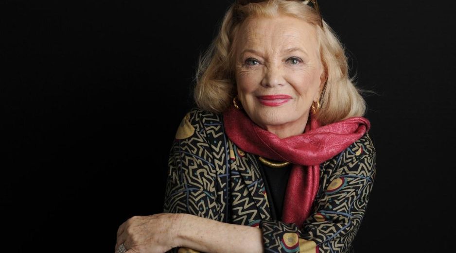 Fotografía de la actriz Gena Rowlands posando. AP / ARCHIVO