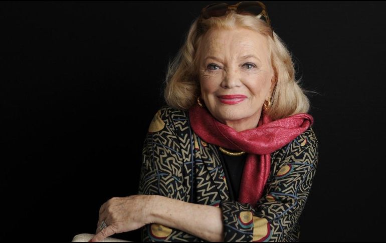 Fotografía de la actriz Gena Rowlands posando. AP / ARCHIVO