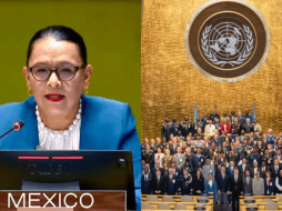 México solicita en la UNCOPS, atender el tráfico internacional de armas de fuego. ESPECIAL/Foto de @rosaicela_ en X