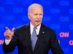 El presidente Joe Biden durante un debate presidencial con el candidato republicano a la presidencia, el expresidente Donald Trump, en Atlanta. AP / G. Herbert