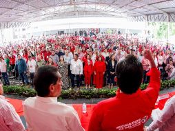 Antonio Padilla, dirigente estatal, habló de la necesidad de reformar el PRI para atender las necesidades de la gente. CORTESÍA