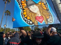 Jenny Rivera recibió una estrella en el Paseo de la fama de Hollywood. AP / ARCHIVO