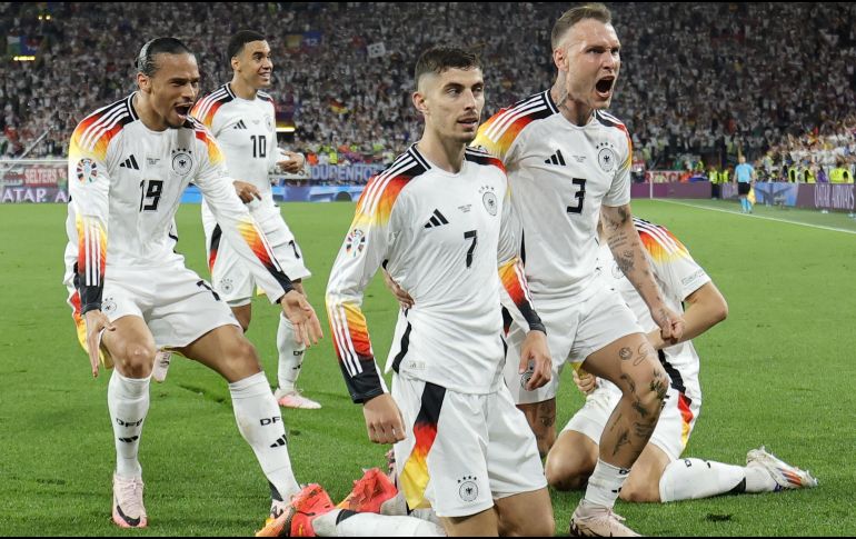 Alemania avanza pues en su Eurocopa y esperará para jugar el próximo viernes en cuartos de final al vencedor del partido de octavos de final entre España y Georgia. EFE/ R. WITTEK