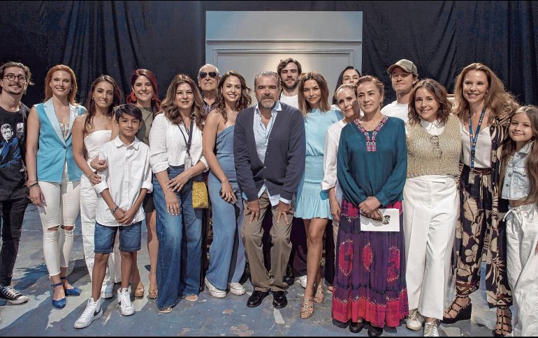 Elenco completo de la telenovela “Mi amor sin tiempo”. CORTESÍA