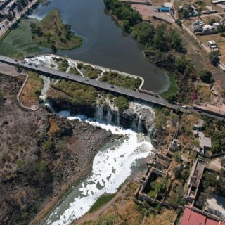 Lemus y Sheinbaum van por rescate del río Santiago