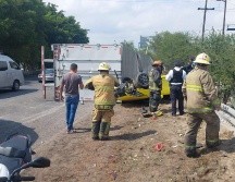 Cinco personas resultaron lesionadas, entre ellas dos hombres y dos mujeres. ESPECIAL / UEPCBJ 