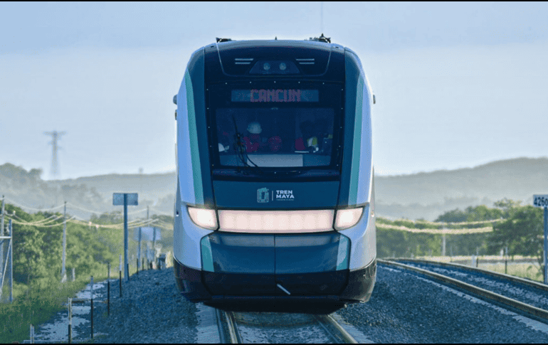 El Presidente señaló que, hasta el momento, el Tren Maya opera con 16 trenes, y será en septiembre cuando lleguen a 14 más. ESPECIAL / X / @TrenMayaMX
