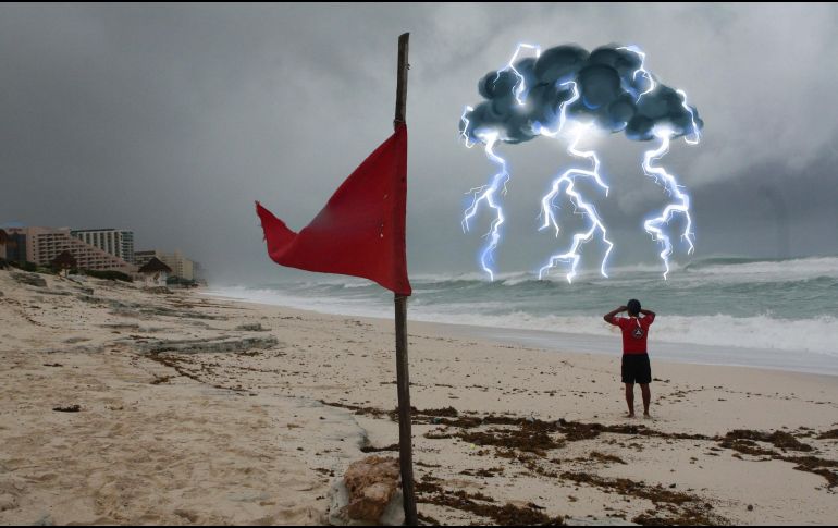 Todavía con gran poder, el ciclón podría llegar a nuestro país aproximadamente el viernes 5 de julio. EFE / ARCHIVO