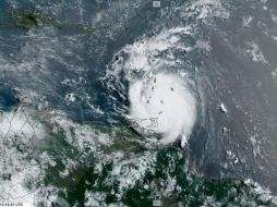 Se anticipa que Beryl traerá vientos peligrosos y marea ciclónica a Jamaica más adelante esta semana. EFE/ RAMMB.