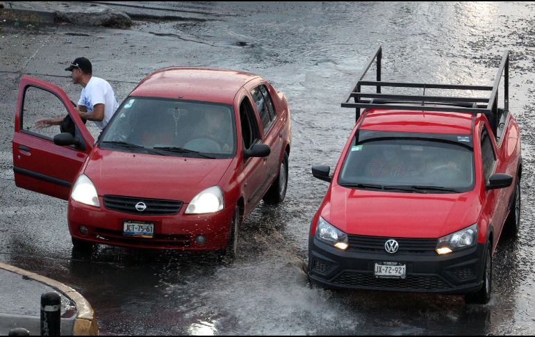 Se registraron algunas inundaciones leves en distintas partes de la ciudad. EL INFORMADOR/ ARCHIVO