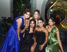 Karen Barreto, Daphne Rivera, Valeria Muratalla, Diana Castro y Camila Seger. GENTE BIEN JALISCO/ Marifer Rached
