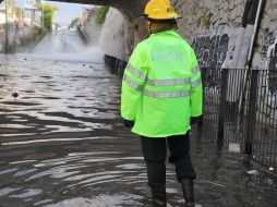 El agua alcanzó un nivel de hasta 60 centímetros de alto. ESPECIAL