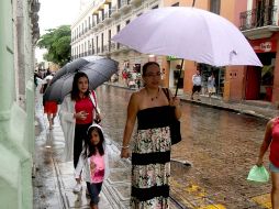 La lluvia estarán presente en la mayoría del territorio mexicano, pero hay estados donde el calor aún supera 40°C. NOTIMEX/Archivo