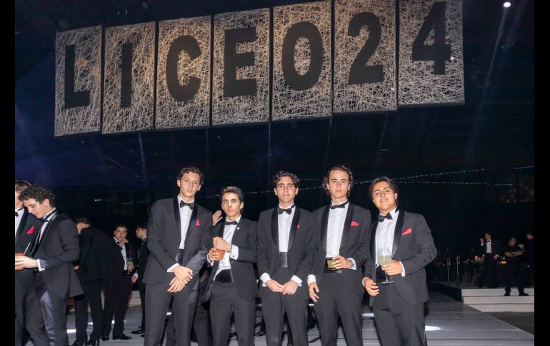 Tomás Escobar, Álvaro Sánchez, Diego Orendain, Íñigo Sánchez y Juan Diego Canales. GENTE BIEN JALISCO/ Antonio Rodríguez