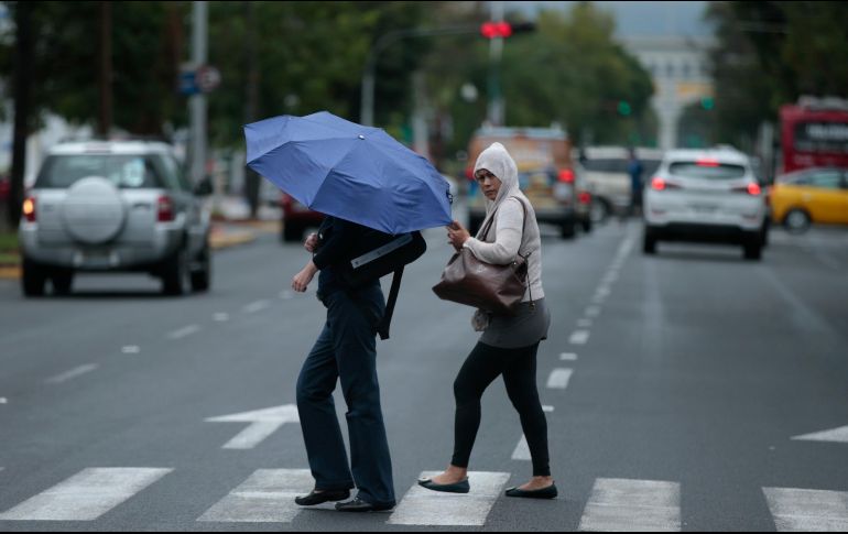 La probabilidad de lluvia para este jueves es menor, en comparación con días anteriores. La posibilidad de que se presente precipitación esta noche es de 36 por ciento. EL INFORMADOR / ARCHIVO