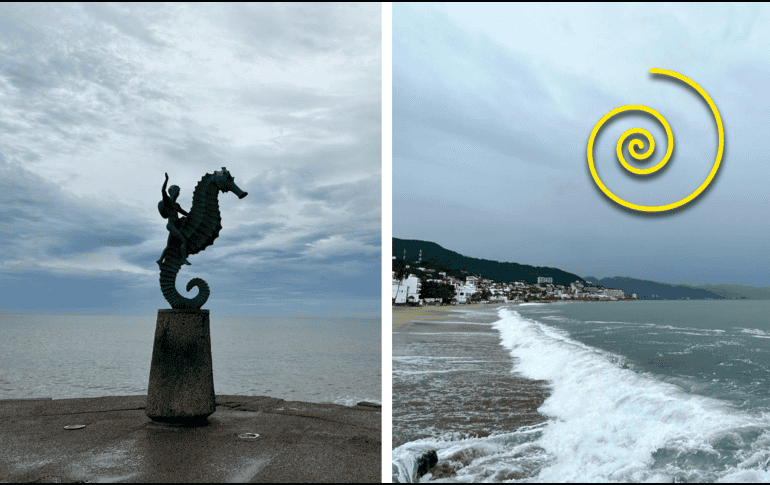 Zona de baja presión al sur de las costas de Jalisco y Colima, incrementa a 80% su probabilidad para desarrollo ciclónico en 48 horas y en 7 días. EL INFORMADOR / O. Álvarez