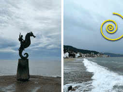 Zona de baja presión al sur de las costas de Jalisco y Colima, incrementa a 80% su probabilidad para desarrollo ciclónico en 48 horas y en 7 días. EL INFORMADOR / O. Álvarez