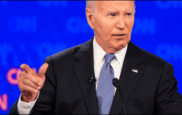El pasado 27 de junio, Joe Biden salió malparado del debate con su rival Trump, que lidera las encuestas, y desde entonces se han sucedido las críticas al actual presidente. AP / ARCHIVO