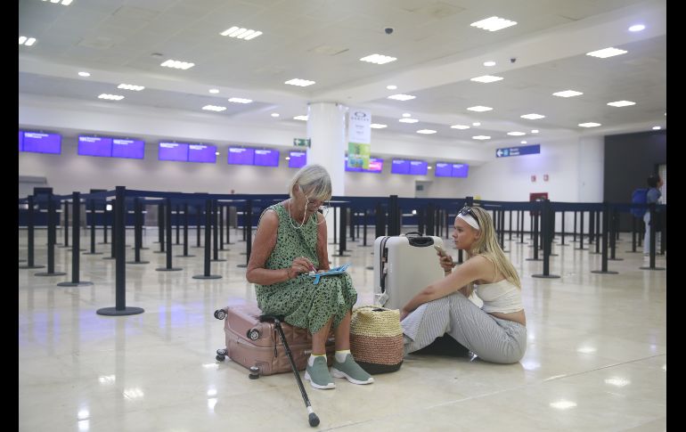 El centro del huracán Beryl tocó tierra durante las primeras horas del viernes al norte del municipio de Tulum. Xinhua / A. Valdez