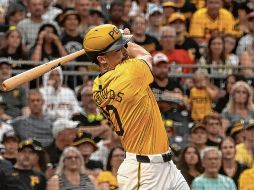 Bryan Reynolds conectó dos de los siete cuadrangulares, con los que produjo seis carreras. AFP/J. Berls