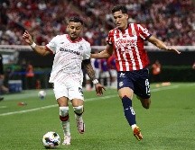 El primer tiempo del Rebaño dejó una sensación agridulce, pues a pesar de que el Guadalajara fue mejor sobre el terreno de juego, al final sus fallas a la hora de la definición terminaron por pasarles factura. EL INFORMADOR / H. Figueroa