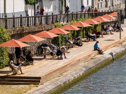 El Sena se abre al público en un verano marcado por los Juegos Olímpicos. EFE/A. Pain