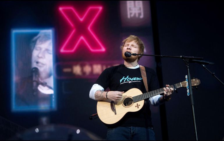 Ed Sheeran, reconocido por éxitos como 