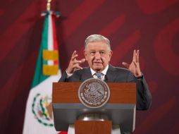 El Presidente de México, Andrés Manuel López Obrador, apunta que la reforma al poder judicial ayudará a evitar la impunidad. SUN / ARCHIVO