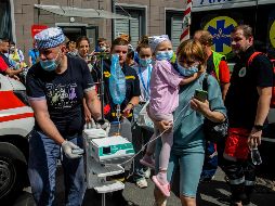 El ataque masivo ruso con misiles ha provocado este lunes al menos 37 muertos en la capital ucraniana. EFE/EPA/V. Musiienko