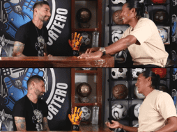 Joel Huiqui durante la entrevista con Yosgart Gutiérrez. ESPECIAL/Fotos de EL RePortero en YouTube