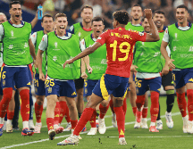 Yamal fue el jugador del partido gracias a su gol para empatar el partido. EFE/C. Bilan